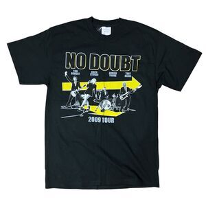 No Doubt T-Shirt M Black 2009 Tour Concert Band Rock Grunge Paramore Y2K Punk